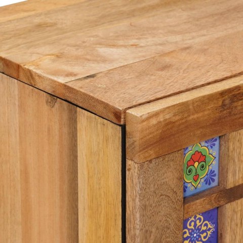 VidaXL Zestaw mebli łazienkowych 2 pcs Naturalny Drewno z mango