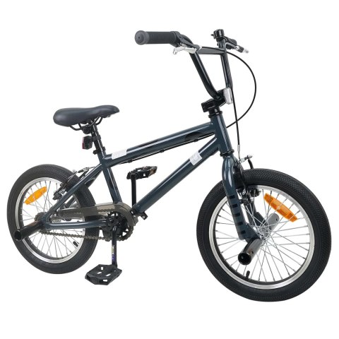 VidaXL BMX 16 Cali dla dzieci w wieku 5-8 lat ciemnoszary