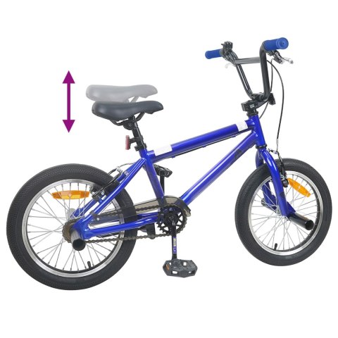 VidaXL BMX 20 Cali dla osób powyżej 9 roku życia Ciemnoniebieski
