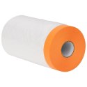 VidaXL Arkusz ochronny z taśmą klejącą 12 pcs 110 x 3300 cm HDPE