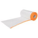 VidaXL Arkusz ochronny z taśmą klejącą 12 pcs 140 x 3300 cm HDPE
