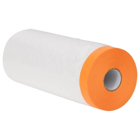 VidaXL Arkusz ochronny z taśmą klejącą 12 pcs 210 x 2000 cm HDPE