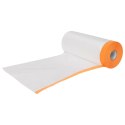 VidaXL Arkusz ochronny z taśmą klejącą 12 pcs 240 x 2000 cm HDPE