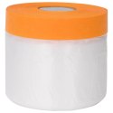 VidaXL Arkusz ochronny z taśmą klejącą 12 pcs 30 x 3300 cm HDPE