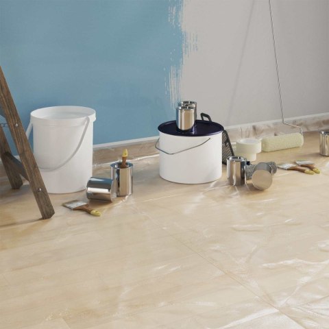 VidaXL Arkusz ochronny z taśmą klejącą 6 pcs 110 x 3300 cm HDPE