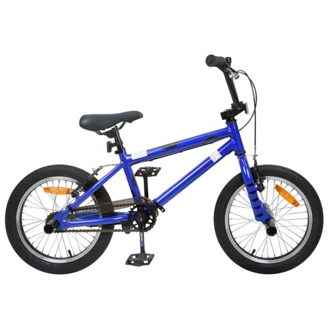 VidaXL BMX 16 Cali dla dzieci w wieku 5-8 lat Ciemnoniebieski