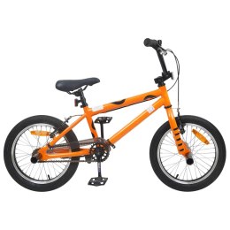 VidaXL BMX 16 Cali dla dzieci w wieku 5-8 lat pomarańczowy