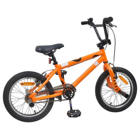 VidaXL BMX 16 Cali dla dzieci w wieku 5-8 lat pomarańczowy