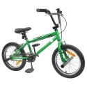 VidaXL BMX 16 Cali dla dzieci w wieku 5-8 lat zielony