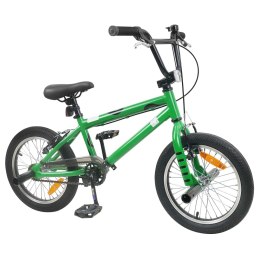 VidaXL BMX 16 Cali dla dzieci w wieku 5-8 lat zielony