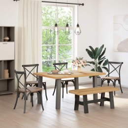 VidaXL Ławka jadalniana NOAIN 120 x 41 x 45 cm Lite drewno sosnowe