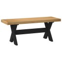VidaXL Ławka jadalniana NOAIN 120 x 41 x 45 cm Lite drewno sosnowe