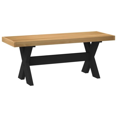 VidaXL Ławka jadalniana NOAIN 120 x 41 x 45 cm Lite drewno sosnowe