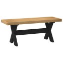 VidaXL Ławka jadalniana NOAIN 120 x 41 x 45 cm Lite drewno sosnowe