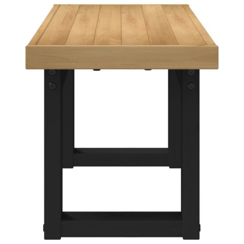 VidaXL Ławka jadalniana NOAIN 120 x 41 x 45 cm Lite drewno sosnowe