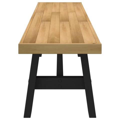 VidaXL Ławka jadalniana NOAIN 160 x 41 x 45 cm Lite drewno sosnowe