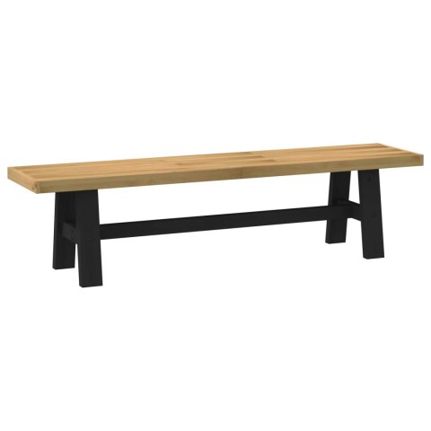 VidaXL Ławka jadalniana NOAIN 160 x 41 x 45 cm Lite drewno sosnowe
