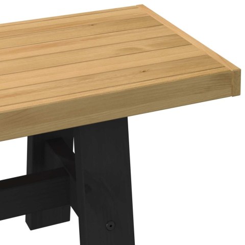 VidaXL Ławka jadalniana NOAIN 160 x 41 x 45 cm Lite drewno sosnowe