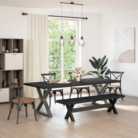 VidaXL Ławka jadalniana NOAIN 160 x 41 x 45 cm Lite drewno sosnowe
