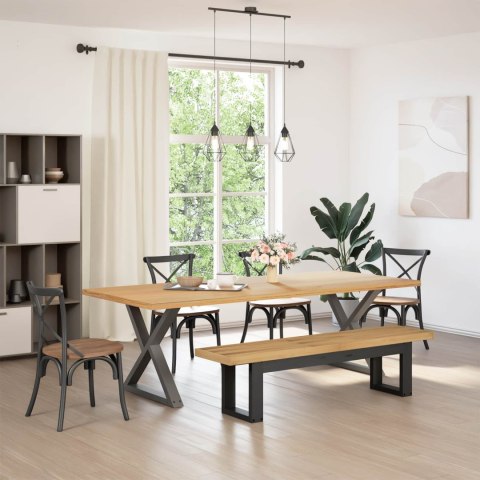 VidaXL Ławka jadalniana NOAIN 160 x 41 x 45 cm Lite drewno sosnowe