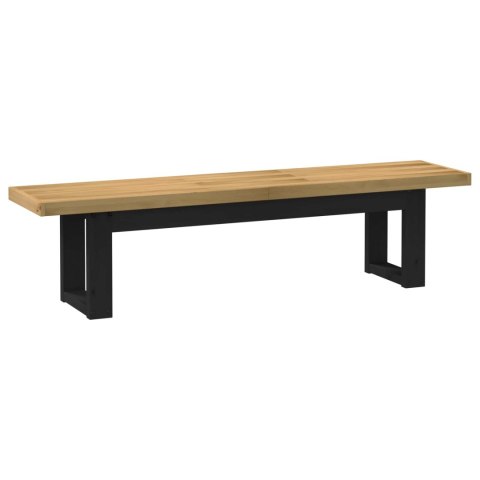 VidaXL Ławka jadalniana NOAIN 160 x 41 x 45 cm Lite drewno sosnowe