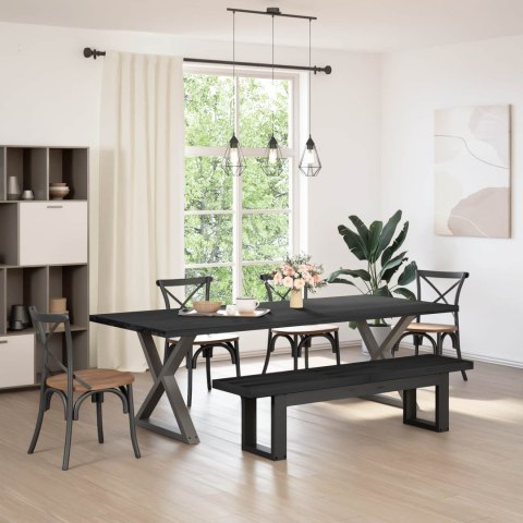 VidaXL Ławka jadalniana NOAIN 160 x 41 x 45 cm Lite drewno sosnowe