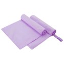 VidaXL Ręczniki Sportowe 2 pcs Fioletowy 100 x 50 cm