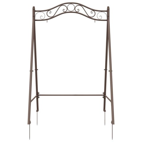 VidaXL Stelaż Huśtawki Antyk Brązowy 113 x 121,5 x 168 cm Stal