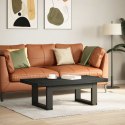 VidaXL Stolik kawowy NOAIN Czarny 119 x 60 x 40 cm Lite drewno sosnowe