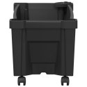 VidaXL Donica Calypso z kółkami antracytowy 79 x 35 x 33 cm PP