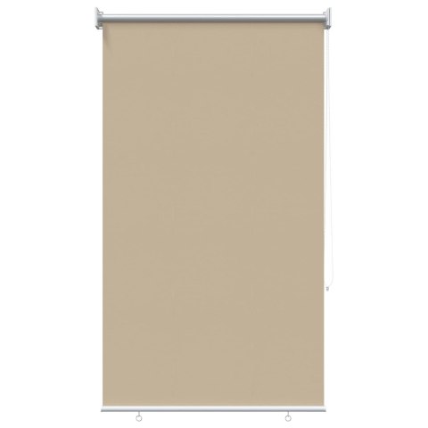 VidaXL Rolety z ochroną UV Beżowy 80 x 140 cm Poliester