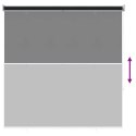 VidaXL Rolety z ochroną UV antracytowy 140 x 140 cm Poliester