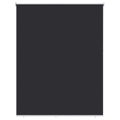 VidaXL Rolety z ochroną UV antracytowy 180 x 230 cm Poliester