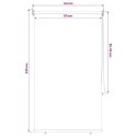 VidaXL Rolety z ochroną UV antracytowy 80 x 230 cm Poliester
