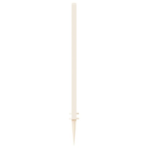 VidaXL Trellis z gwoździem Biały 43 x 6 x 165 cm PP