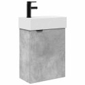 JEDNOSTKA TOALETOWA Z KRANEM BETONOWY SZARA 45,5X22,5X84CM