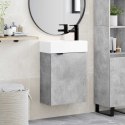 JEDNOSTKA TOALETOWA Z KRANEM BETONOWY SZARA 45,5X22,5X84CM