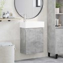 JEDNOSTKA TOALETOWA Z KRANEM BETONOWY SZARA 45,5X22,5X84CM