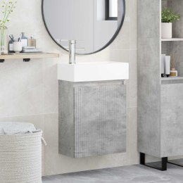 JEDNOSTKA TOALETOWA Z KRANEM BETONOWY SZARA 45,5X22,5X84CM