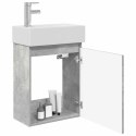 JEDNOSTKA TOALETOWA Z KRANEM BETONOWY SZARA 45,5X22,5X84CM