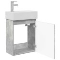 JEDNOSTKA TOALETOWA Z KRANEM BETONOWY SZARA 45,5X22,5X84CM