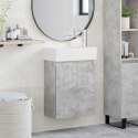 JEDNOSTKA TOALETOWA Z KRANEM BETONOWY SZARA 45,5X22,5X84CM