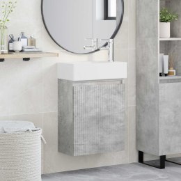 JEDNOSTKA TOALETOWA Z KRANEM BETONOWY SZARA 45,5X22,5X84CM