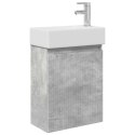 JEDNOSTKA TOALETOWA Z KRANEM BETONOWY SZARA 45,5X22,5X84CM