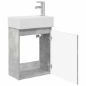 JEDNOSTKA TOALETOWA Z KRANEM BETONOWY SZARA 45,5X22,5X84CM