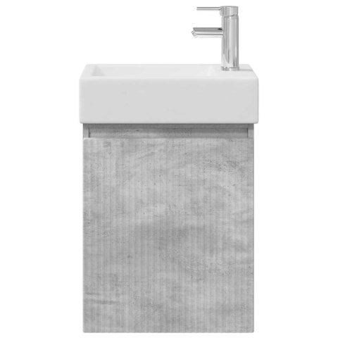 JEDNOSTKA TOALETOWA Z KRANEM BETONOWY SZARA 45,5X22,5X84CM