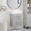 JEDNOSTKA TOALETOWA Z KRANEM BETONOWY SZARA 45,5X22,5X84CM