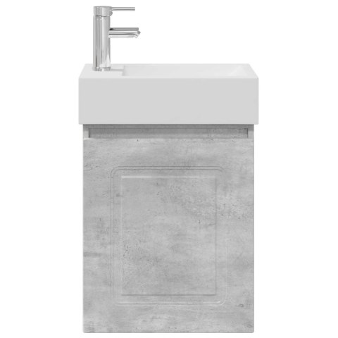 JEDNOSTKA TOALETOWA Z KRANEM BETONOWY SZARA 45,5X22,5X84CM