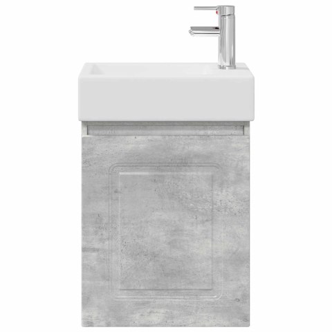 JEDNOSTKA TOALETOWA Z KRANEM BETONOWY SZARA 45,5X22,5X84CM