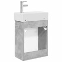 JEDNOSTKA TOALETOWA Z KRANEM BETONOWY SZARA 45,5X22,5X84CM